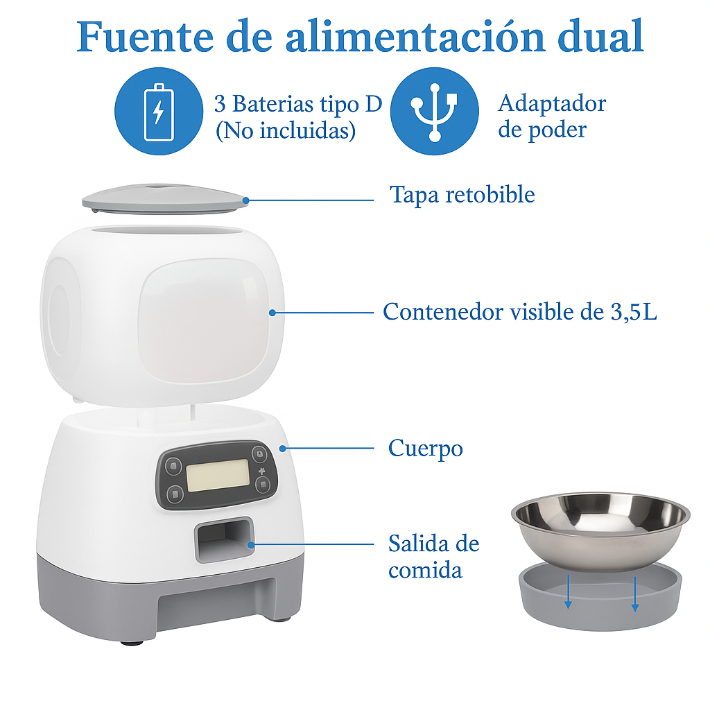 DISPENSADOR DE COMIDA AUTOMATICO