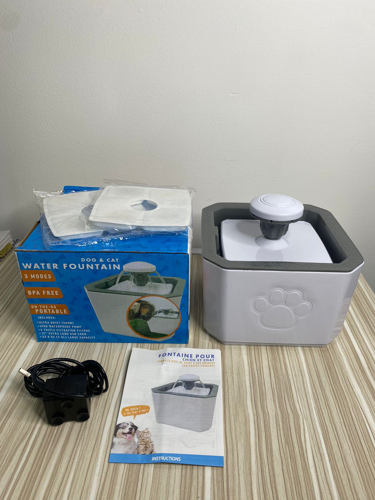 Fuente de Agua para Mascota 2.5 L