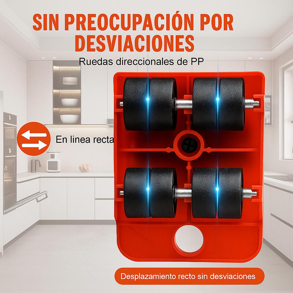 Sistema De Transporte De Muebles 4 Pcs